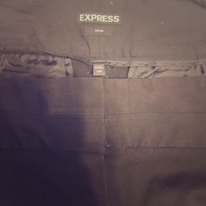 Mid rise Express black editor slacks